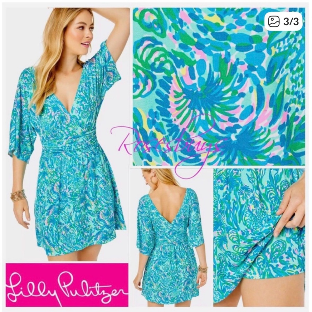 Lilly Pulitzer Coral of the story Parigi romper in size XS